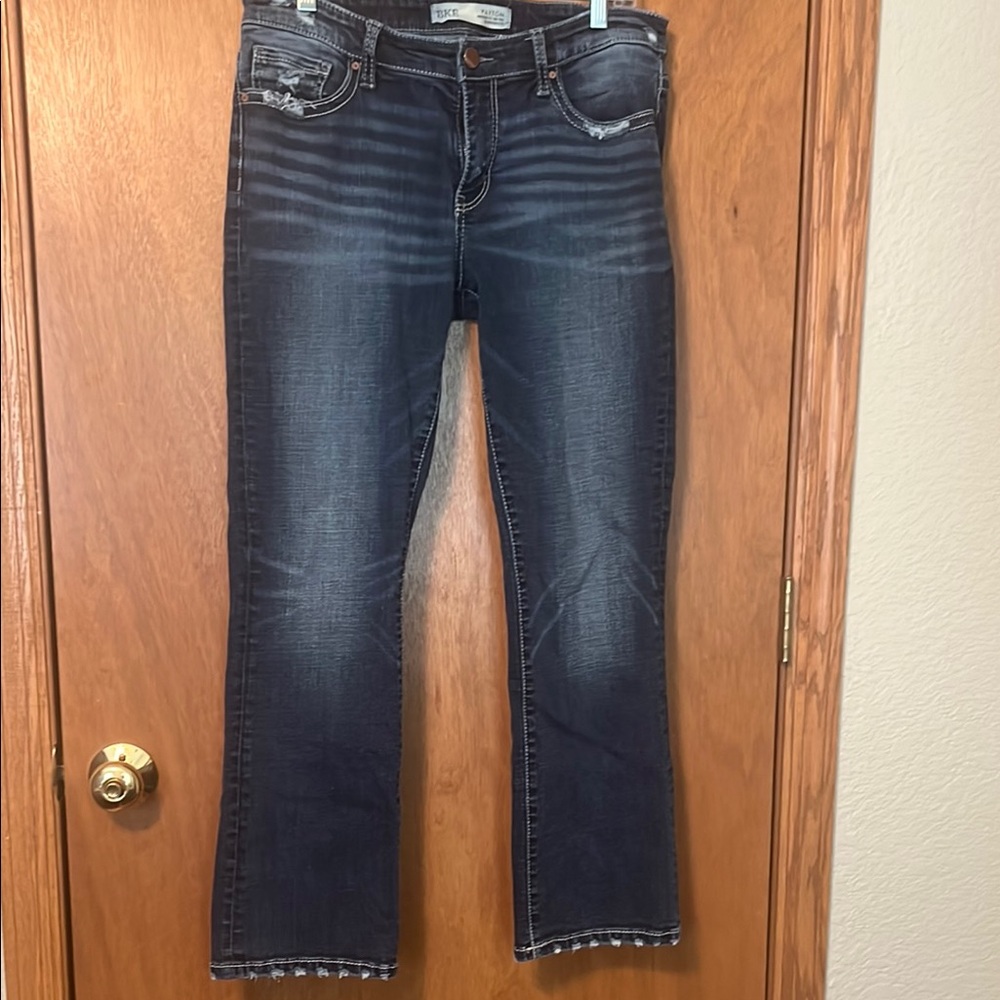 BKE Blue Boot Cut Jeans with Classic Style